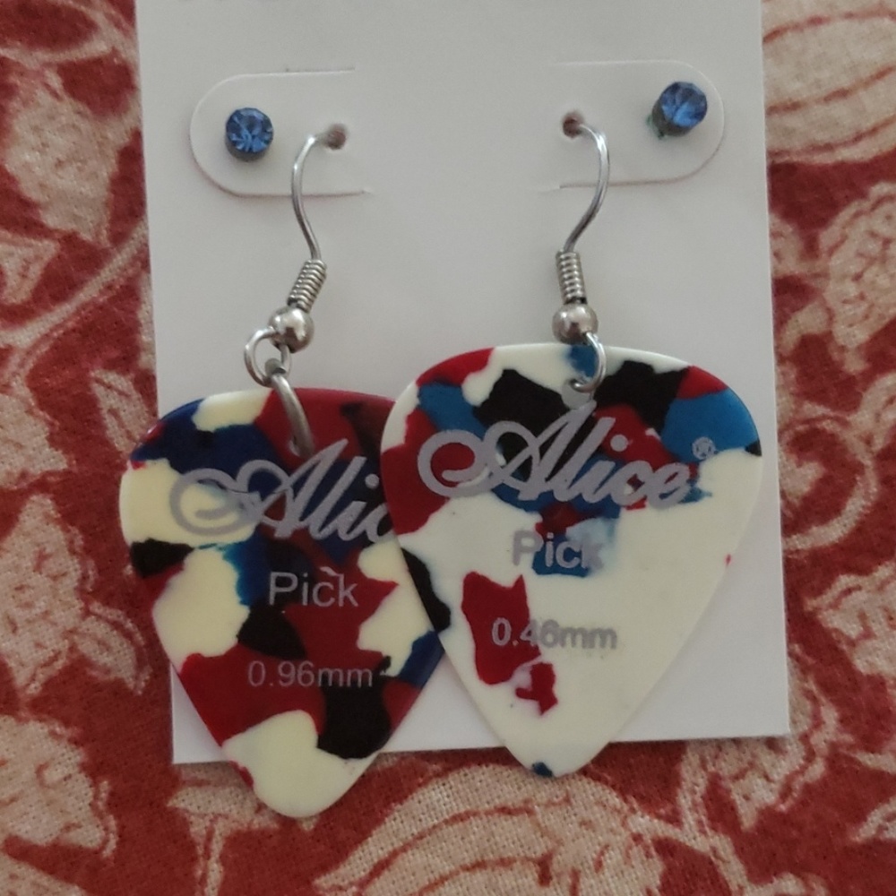 Guitar Pic Earrings